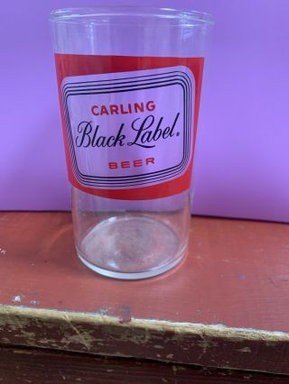 1940s Or 50s Carling Black Label Beer Glass