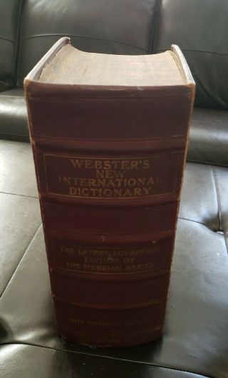 Vintage 1922 Webster 