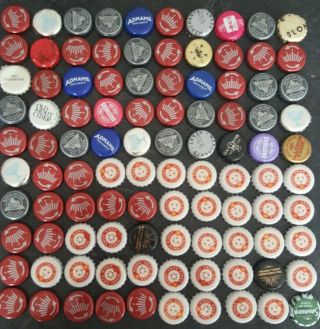 100 Random Beer Bottle Tops,  Perfect For Arts & Crafts,  Imperfect (2)