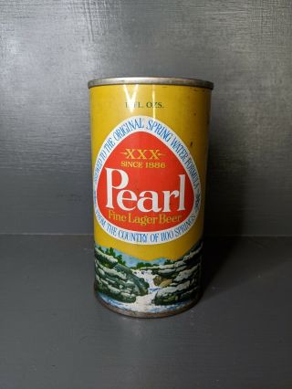Vintage Pearl Fine Lager Beer Pull Top 12 Fl Oz 1970 