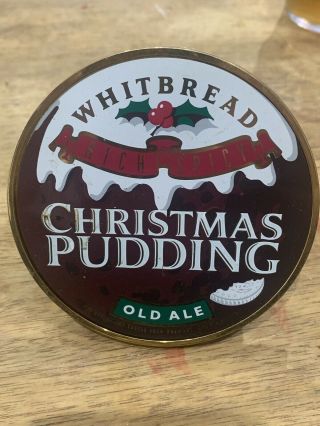 Whitbread Christmas Pudding Pump Clip