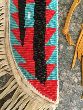 Native American knife sheath and pouch 3
