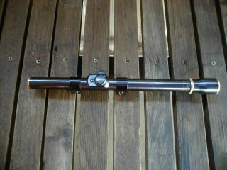 Vintage J.  C.  Higgins 4x Rifle Scope With Mounting Rings