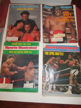 5 Vintage Sports Illustrated - Muhammad Ali - 1974 - 1980 - Tub Q