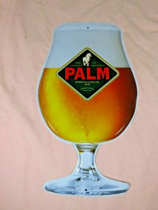 Palm Special Belge Ale Steenhuffel,  Belgium Metal Beer Sign 16.  75 " Tall