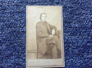 1866 Cdv Photo Of Long Islander Harry Fleet - Jones&jackson Family Connection