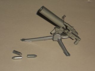 Marx Battleground Playset - Shell Shooting Machine Gun With Shells Great