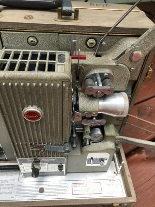 Vintage Kodak Pageant 16mm Film Sound Projector 40 Shutter AV - 255 - S 3