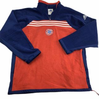 Adidas Fc Bayern Munich Men’s Xl Soccer Football Futbol Vintage Fleece Jacket 99
