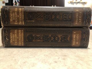 Vintage History Of Freemasonry 2 Volume Set Masonic Occult Knights Templar 1929