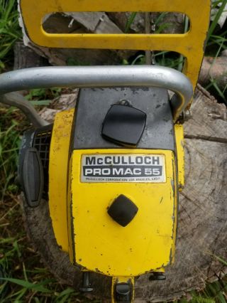 McCulloch Pro Mac 55 Chainsaw 20 