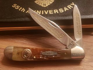 Case Knife Copperhead 6249 Grind Blades 1984 Nc Highway Patrol