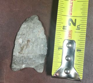 Authentic Native American Artifact Arrowhead Clovis Point Paleo