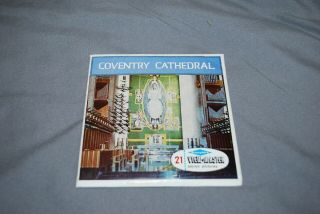 Sawyers View Master Packet Ref C 291 E Coventry Cathedral 3 Crisp Glazed Reels