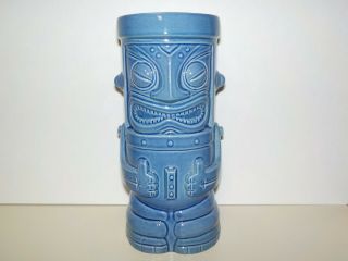 Robot Tiki Mug By Tiki Farm Designed By Flounder 2007 Gloss Blue Color