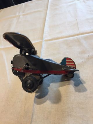 Vintage Toy,  Marx Prewar Tin Windup Looping Airplane, 3