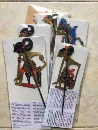 10cm Indonesian Wayang Kulit Shadow Puppet Souvenir 100Pcs 2