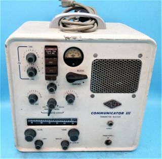 Gonset 3136 Communicator Iii 2 - Meter Vintage Ham Radio Transceiver