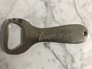 Vintage Wayne Beer/ale Bottle Opener - Erie,  Pa.