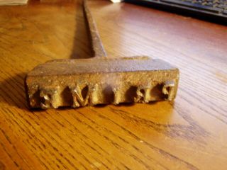 Blacksmith Made Logging/ Livestock Stamp Branding Iron Antique Forged " Prime "
