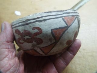 Very Old American Indian Pueblo Pottery Pot X Museum Piece Missing Piece