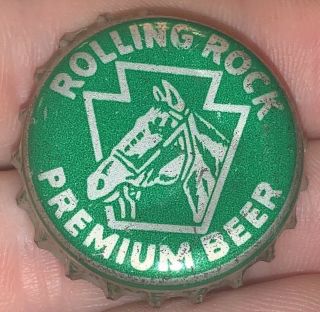 Vintage Cork Lined Beer Bottle Cap Crown Pa Tax Paid Rolling Rock Premium Beer