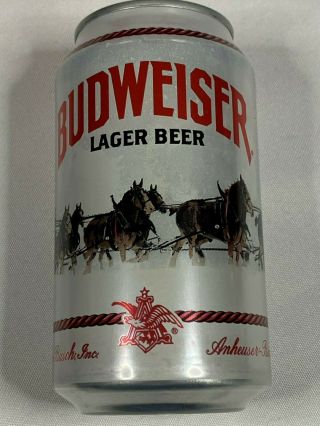 Budweiser Limited Edition Holiday Stein Beer Cans - 4 Of 4 The Clydesdale