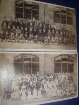 Cdv Old Photographs School Classes Boys And Girls C1860s Ref 40 (4)
