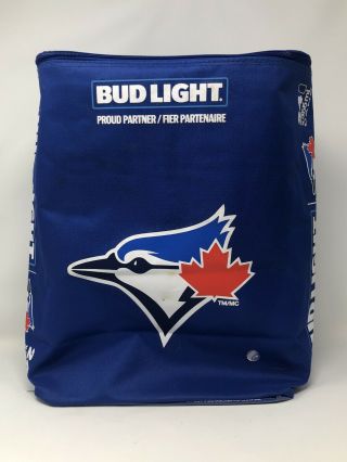 Bud Light Toronto Blue Jays Cooler Beer Soda Backpack Blue 24 Cans Insulated Bag
