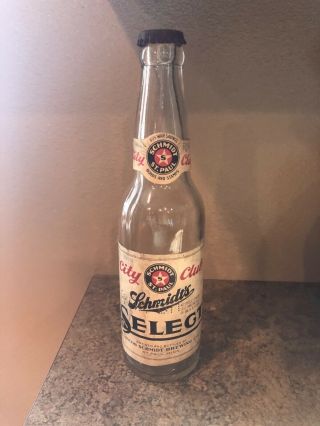 City Club Schmidt’s Select Beer Bottle St Paul
