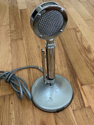 Vintage Astatic Model D - 104 Chrome Microphone G Stand