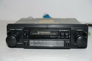 Vintage Pioneer Kp - 3330 Am/fm Cassette Car Stereo