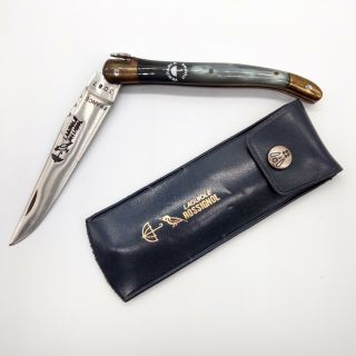 Laguiole Rossignol Pocket Knife 3087 With Case,  French