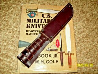 U.  S.  M K 2 Fighting Knife,  U.  S.  Camillus Korean/vietnam Era.