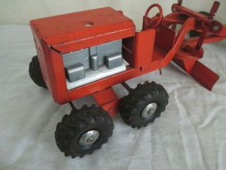 Vintage Pressed Steel STRUCTO ROAD GRADER MAINTAINER Construction Tin Toy 3
