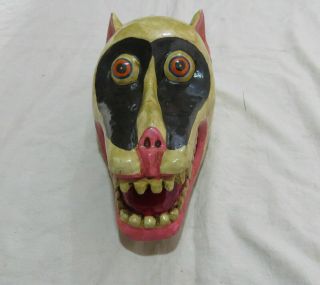 M839 Hand Crafted African baboon Monkey WOODEN wall hanging decor Animal MASK 2