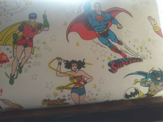 1978 Vintage Dc Character Wallpaper Batman - Superman - Wonder Woman - Shazam