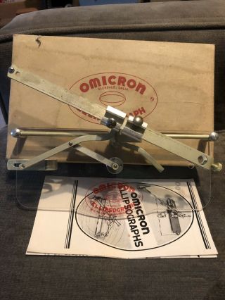 Vintage Omicron Ellipsograph Model 17