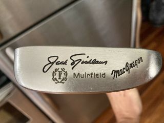 Macgregor Jack Nicklaus Muirfield Blade Putter 35.  5 " Vintage Collectible Golf