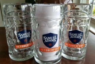 Samuel Adams Octoberfest Mug Seasonal Brew Beer Stein 16oz Pint.  5l