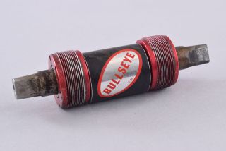 Vintage Bullseye Roller Bottom Bracket Square Taper 127mm Spindle English Road
