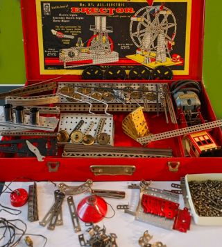Vintage Toy Gilbert 8 - 1/2 Erector Set