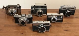 6 Vintage 35mm Film Cameras -