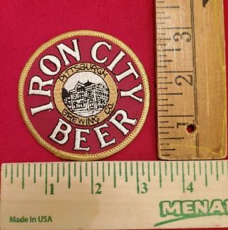 Pittsburgh Brewing Company Iron City Beer Patch