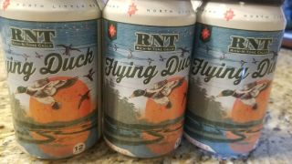 Rnt Rich - N - Tone Flying Duck Amber Ale Beer Cans Flyway Brewing Co.  Small Batch