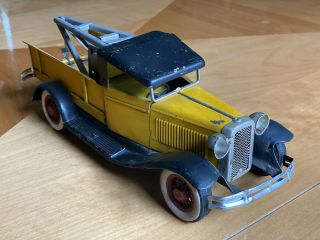 1930’s Ford Model A - Tow Truck - Collectible Tin Model
