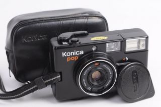 Konica Pop 35mm Vintage Rangefinder Film Party Street Camera 36mm F/4 Lens