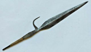 Antique Vintage Old Africa African Spear Head Point Knife Dagger