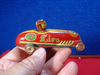 Antique Tin Litho Toy Car C - 5
