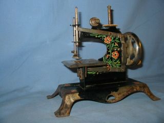 Toy Sewing Machine Casige Made In British Zone Germany,  Open Design